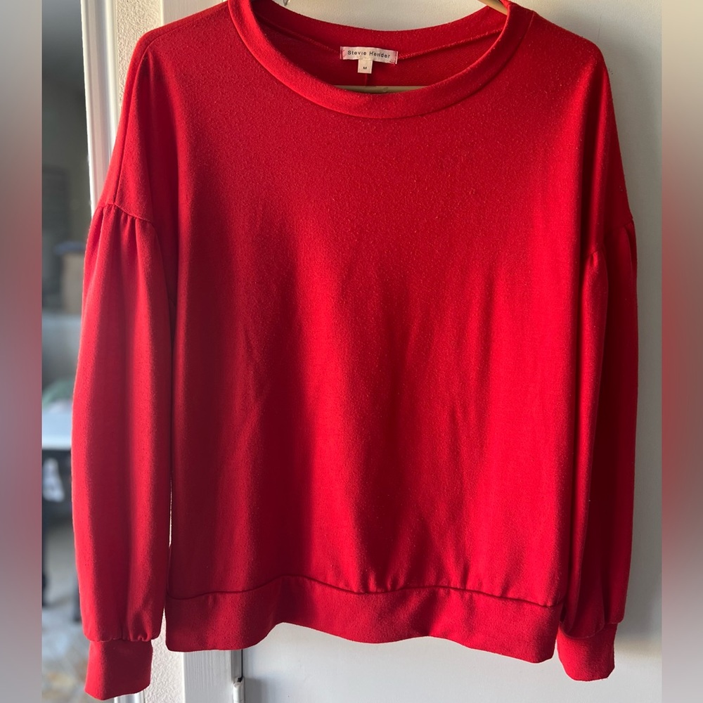 Stevie Hender Red Sweater